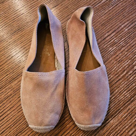 Maypol Anthropologie Suede Espadrilles Size European 40/U.S. 9.5 - Picture 1 of 7